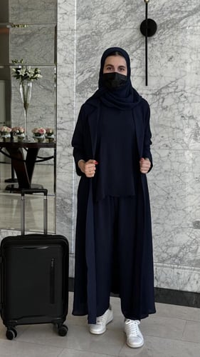 عباية سفر ( كحلي ) 303