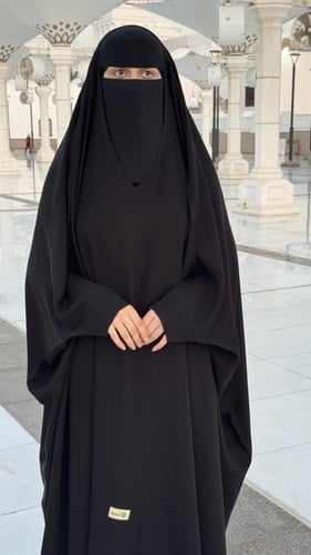 عباية راس اسلامي بشت عريض