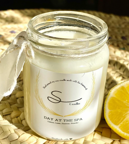 شموع DAY AT THE SPA FROM S CANDELS