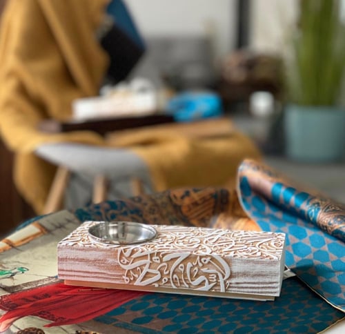 مبخرة خشب 100 ٪ ابيض