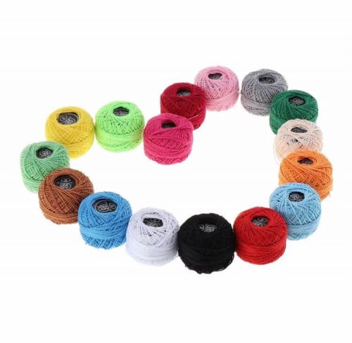 خيوط تطريز ملونه طقم مكون من ( 10 قطع)