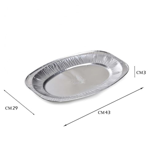 صحن المنيوم كبير 42*28 سم