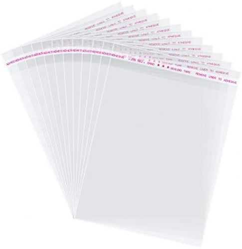 اكياس سلوفان لاصق - مقاسات متعددة