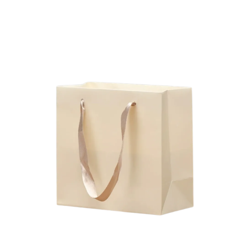 مجموعة (12) كيس هدايا فاخر اوف وايت |20*9.5*19.2 س...