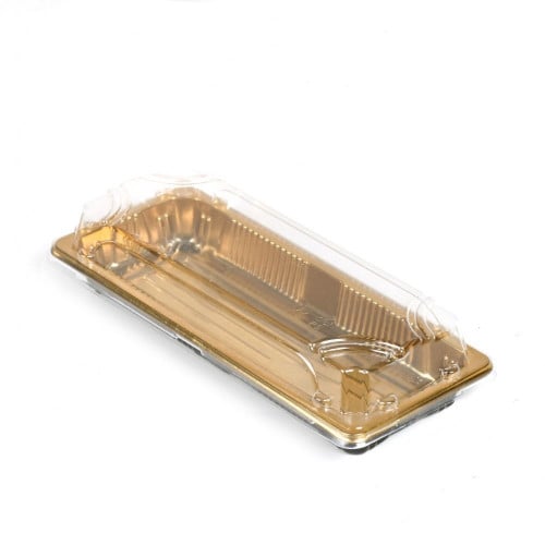 (10) علبه ذهبيه وغطاء شفاف