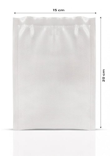 100 كيس لجهاز التغليف بسحب الهواء 15*20 سم