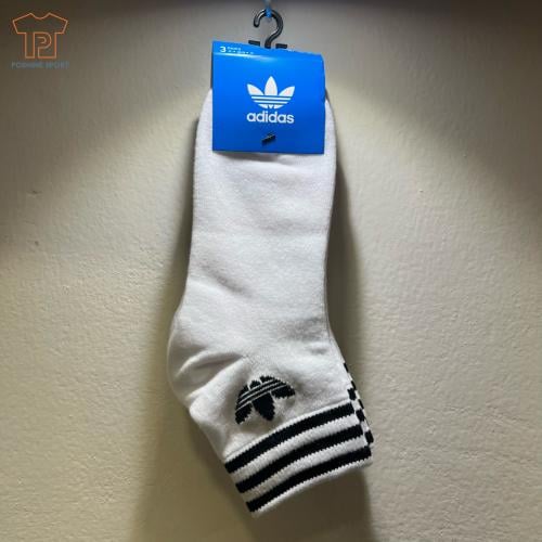 جوارب اديداس أبيض طقم 3 أزواج