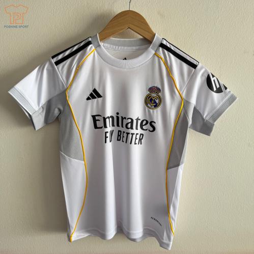 طقم نادي ريال مدريد الاساسي 25/26 أطفال