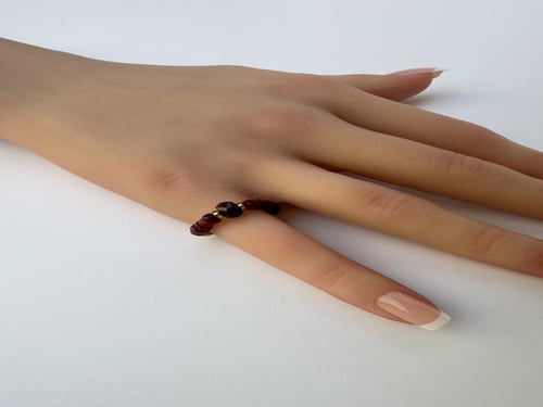 خاتم ياقوت طبيعي (روبي)