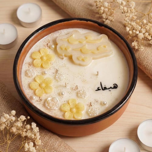 شمعة الفخار