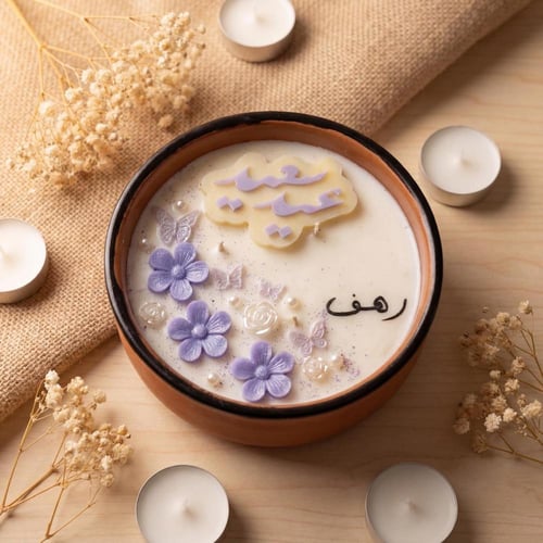 شمعة الفخار