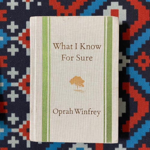 What i Know For Sure