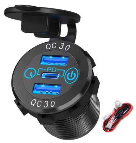 شاحن بديل الولاعة بقوة 58 واط