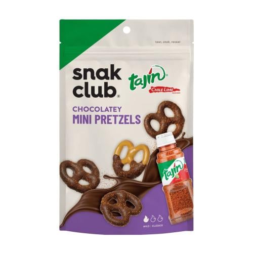 سناك كلوب بريتزل مغطى بشوكولاتة تاهين - Snak Club...