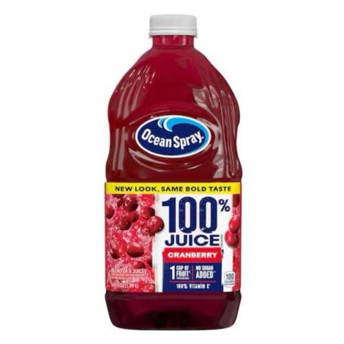 أوشن سبراي عصير توت بري 100٪- Ocean Spray 100% Cra...