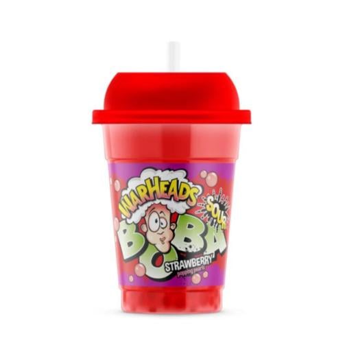 وارهيدز حامض بوبا فراولة - Warheads Sour Boba Stra...