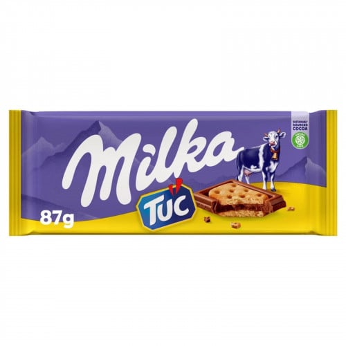 شوكولاتة ميلكا مع بسكويت تك المالح - Milka TUC Cho...