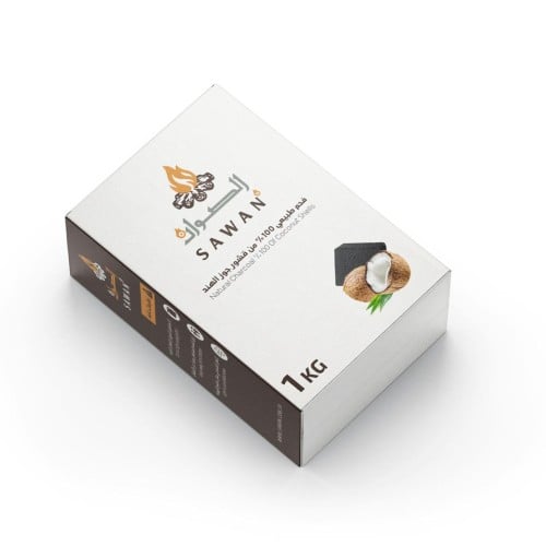 كرتون فحم الصوان جوز هند 100%