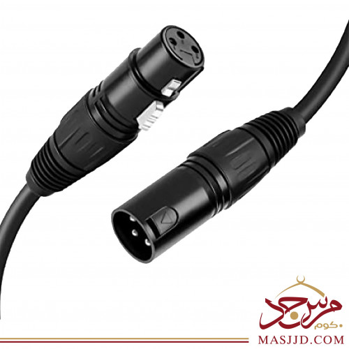 2 رأس كيبل ذكر و انثى XLR