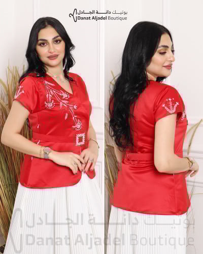 فستان بيليسييه وستان شك أحمر DJ#57