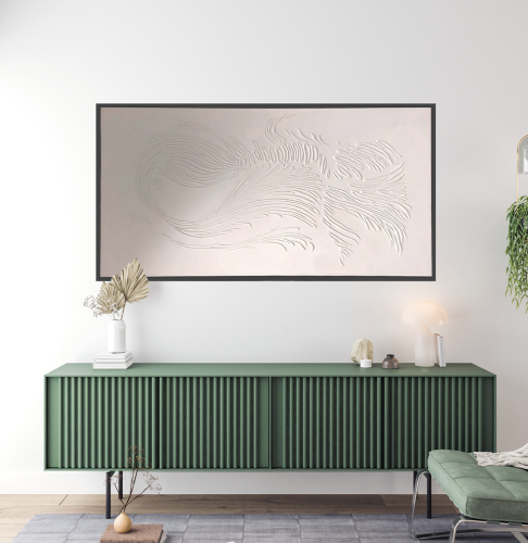 Wall panel of gypsum