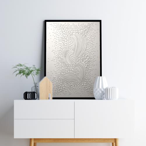 Wall panel of gypsum