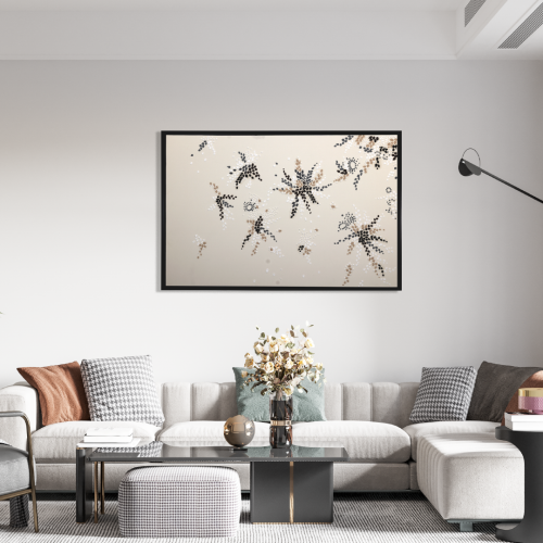 Wall panel of gypsum