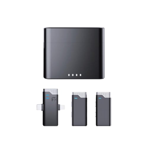 ميكروفون 3*1 متوافق مع USB-C و Lightning تشغيل 21...