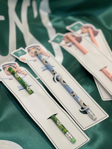 توزيعات اقلام رصاص