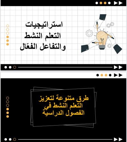 استراتيجيات التعلم النشط والتفاعل الفعال