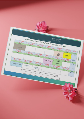 خطة النشاط مفرغة للمعلمة