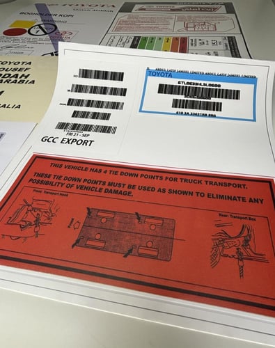 بكج استكرات كورولا 2020-2024 وسط بصورة