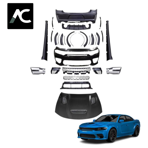 كت دودج تشارجر رد اي وايد بدي (2015 -2023) مع تنفي...