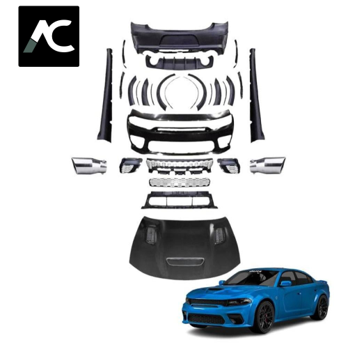 كت دودج تشارجر رد اي وايد بدي (2015 -2023) مع تنفي...