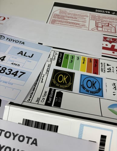 بكج استكرات كامري 1998-2002 وسط بصورة