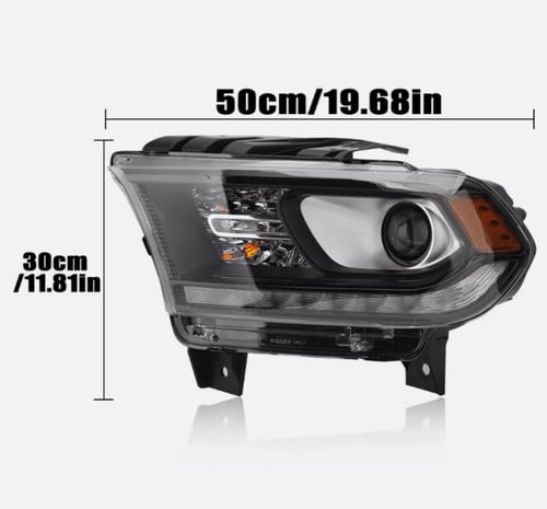 شمعة امامية دورانجو 2014 - 2020 ليد LED اسود