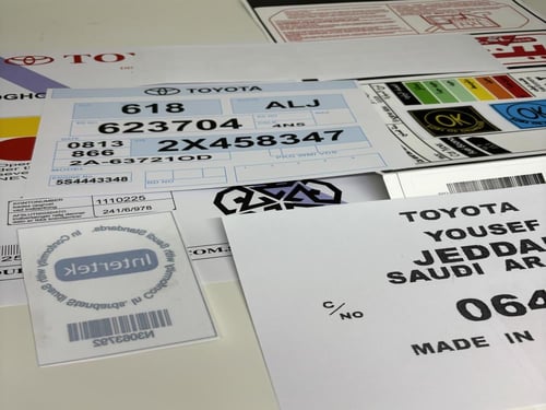 بكج استكرات كامري 1998-2002 وسط بصورة