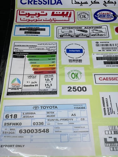 بكج استكرات كبير كرسيدا وكالة