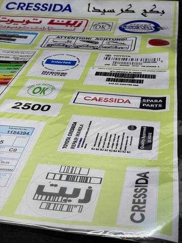 بكج استكرات كبير كرسيدا وكالة