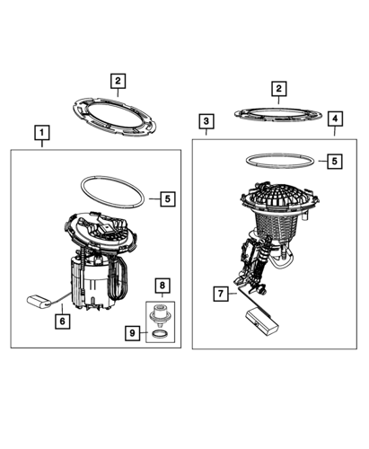 طرمبة بنزين اصلي وكاله تشارجر , تشالنجر , كرايسلر8...