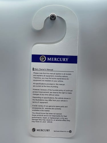 تعليقة ميركوري ورق