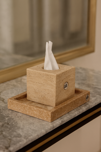 A distinguished collection of travertine stone