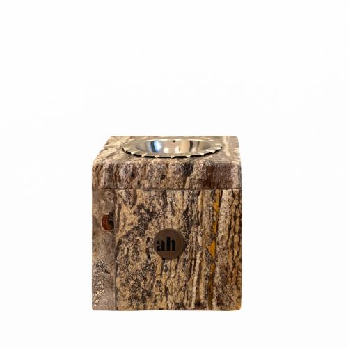 Traventino bronze incense burner