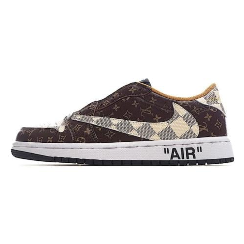 نايكي ترافيس سكوت بني لويس فيتون نايك اير جوردن 1