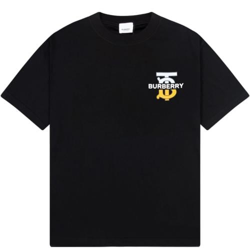 تي شيرت بربري اسود فخم