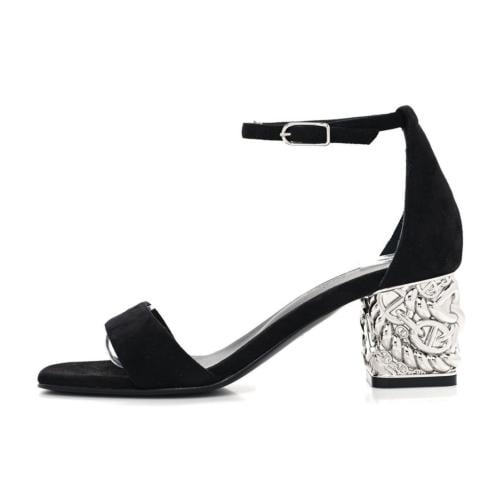 ايرميز كعب عالي أسود عصري