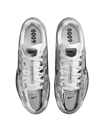 نايكي p6000 فضي و اسود