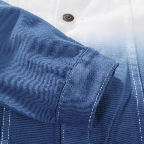 جاكيت هيرمز ابيض وازرق تدرج لوني ساحر