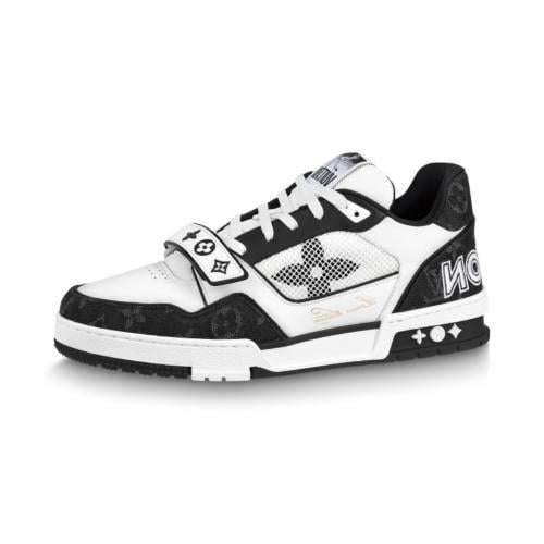 لويس فيتون ترينر ابيض و اسود فخم