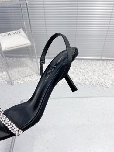 سان لوران كعب عالي اسود راقي